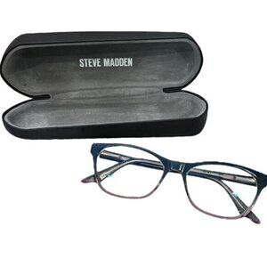 STEVE‎ MADDEN EYEGLASSES FRAME Frosted Green Fade WOMEN'S 49/14/130 mm w/CASE